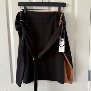 Eloquii Colorblock D-Ring Skirt